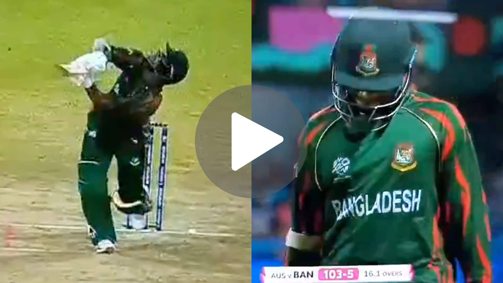 [Watch] Shakib Hangs His Head In Shame As He Plays A Clueless Shot To Get Out Vs Australia